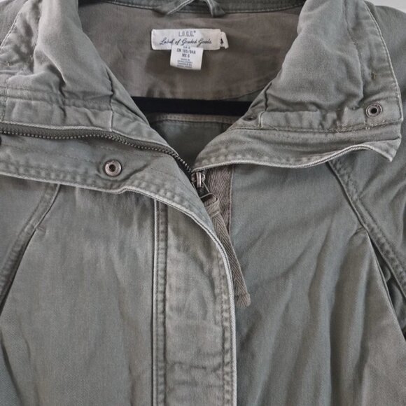 H&M CARGO UTILITY JACKET Women's  Army Green size 6 - Picture 2 of 6
